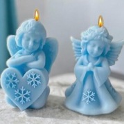 Świeczka Anioł Podziękowanie Chrzest Komunia Święta Ślub Urodziny Prezent 