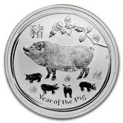 AUSTRALIA 2019 50 ROK ŚWINIi 1/2 OZ