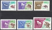 Dinozaury 2553 -8 ** kompletna seria 1966r