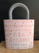 Skarbonka dziewczęca kłódka duża Nowa szybka wysyłka 