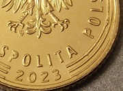 1 gr 2023 r. DESTRUKT.. PŁASKIE, PEŁNE "P" W LEGENDZIE... MENNICZA