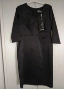 Satynowa, wieczorowa sukienka roz 40