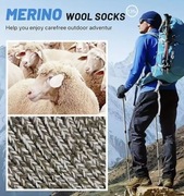 5x Plecione GÓRALSKIE merino wełniane GRUBE skarpety MERYNO zimowe PREZENT