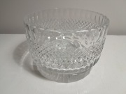 Kryształ misa 19x14 cm Szkło kryształowe PRL Antyk