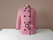 Tylko teraz, super zniżki!Sprzedam. Różowy Krótki Płaszcz/Kurtka Damska S .