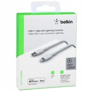 Belkin Kabel USB-C do Lightning, mocny, z nylonowym oplotem, MFi, 30W, 1m
