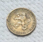 Czechosłowacja II. Republika ČSR 1 korona koruna 1957 KM# 46 Rzadki typ