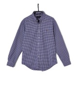 Męska Koszula W Kratkę Slim Fit Niebieska Biała Polo Ralph Lauren |R. L