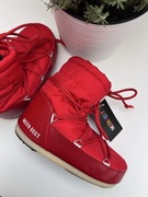 nowe śniegowce moon boot 37 38 light low red 
