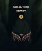 Konto lol IRON 4 *9%WR*