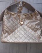 Torebka na ramię Massimo Contii pikowana złota