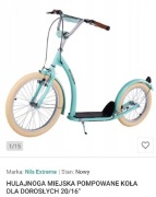 Hulajnoga dla dzieci i dorosłych Pompowane koła