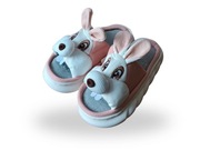 Urocze kapcie z króliczkiem 3D  kawaii, pastel, pluszowe 38/39