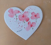 AKWARELA MAGNES róże 9*8 CM