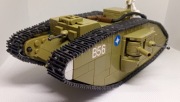Czołg Mark V - jak Lego, Cobi