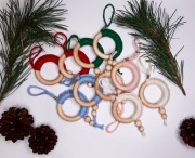 Zawieszki, bombki makrama boho