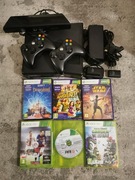 Konsola Xbox 360 S, 320gb, 2 pady, kinect, gry 