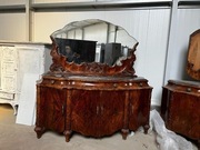 Komoda z Lombardii z lustrem i marmurowym blatem