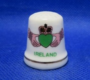 Naparstek Kolekcjonerski Porcelanowy - Ireland 