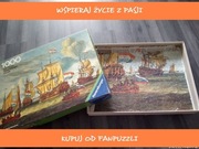 Puzzle 1000 Frigate in the Port of Amsterdam KOMPLET