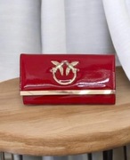 Czerwony portfel pinko rozm 10x22 cm