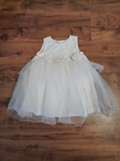 Biała sukienka sukieneczka z tuliem LC Waikiki 92