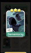 Monopoly go karta Dementorzy 3* set 14 naklejka