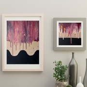 Komplet obrazów abstrakcyjnych