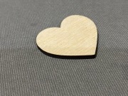 1 szt drewniane serce sklejka szer. 80mm / 8cm wycinane laserowo