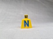 Lego Nesquik - królik tułów z nadrukiem (gen003)
