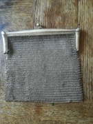 Zabytkowa posrebrzana torebka z początku XXw