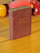 Baedeker Baedekers Ober-Italien Włochy, wyd 12 1889 rok przewodnik książka 