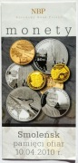 Folder Smoleńsk pamięci ofiar 10.04.2010 r. dla 00 zł 20 zł 10 zł i 2 zł 