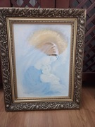 Obraz Matki Bożej z Dzieciątkiem 40/50cn