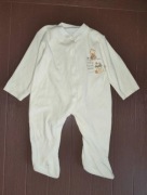 44. Blado żółty kremowy pajacyk dziecięcy unisex rozmiar 62/68