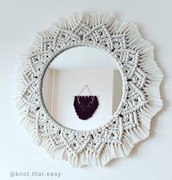 Lustro makrama handmade boho
