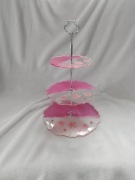 Rękodzieło Patera 3 piętrowa z żywicy Handmade 