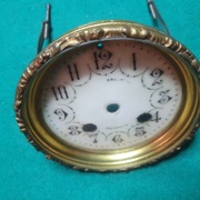 Tarcza seledynka porcelanowa do zegara Francuskiego=wymiary na zdjęciach