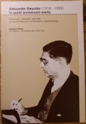 Aleksander Gieysztor katalog (1916-1999) Muzeum UJ