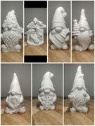 Figurki gipsowe 7 sztuk 