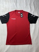 Hummel t-shirt czerwono-czarna rozmiar L nowa z metką