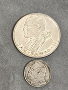 Dwie polskie stare monety 