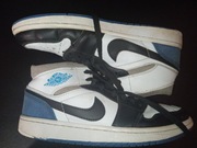Buty Nike Air Jordan 1 Szaro-Niebieskie