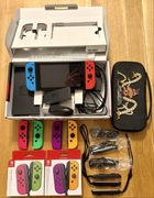 Konsola Nintendo Switch plus 6 kontrolerów etui karta 64 GB
