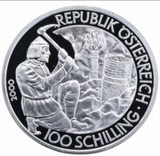 Srebrna moneta 100 SZ. CELTOWIE 1/2 (0,58) oz srebra 999. Czytaj opis.