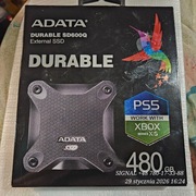 Dysk ssd ADATA SD600Q 480GB usb 3.2 portable, org oakowanie.