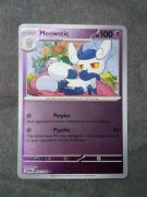 REVERSE HOLO Meowstic 034/088 Karta POKEMON TCG ME Perfect Order