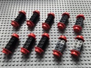KLOCKI LEGO ELEMENTY KOLEJKA POCIĄG TRAINS 7715 KOŁA DUŻO OD 1ZŁ LICYTACJA