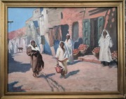 Sprzedawcy pomarańczy sygn. A. Laszenko