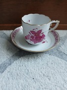 Stare duo do kawy Herend 1930rok fason Appony recznie malowana